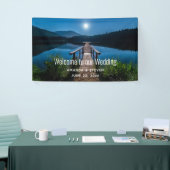 Bruiloft aan de Steiger onder een Volle Maan Spandoek (Beurs)