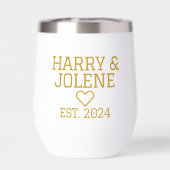 Bruiloft Aangepast met Vastgestelde Datum (Achterkant)