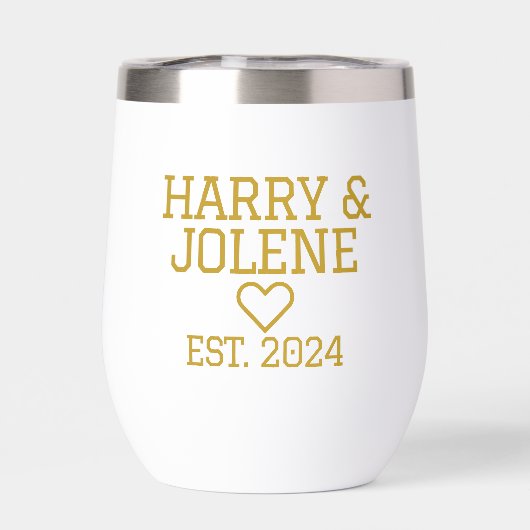 Bruiloft Aangepast met Vastgestelde Datum (Achterkant)