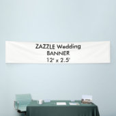 Bruiloft aangepaste banner 12 ' x 2,5 ' (Beurs)