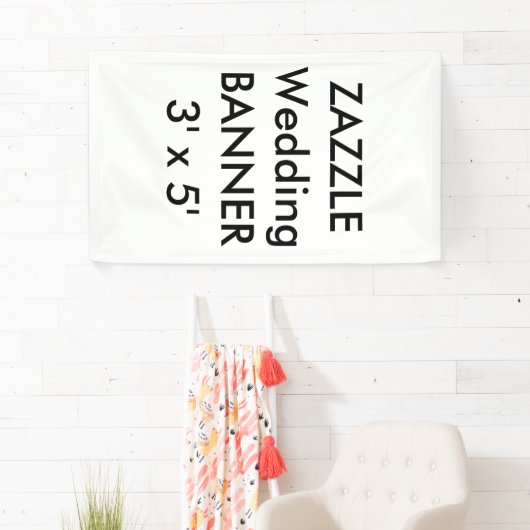 Bruiloft aangepaste banner 3' x 5' (Insitu)