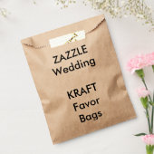 Bruiloft Aangepaste KRAFT Papier Favor Bag Bedankzakje (Gezegeld)