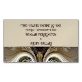 "bruiloft aankondiging" Visitekaartje magneet (Voorkant)