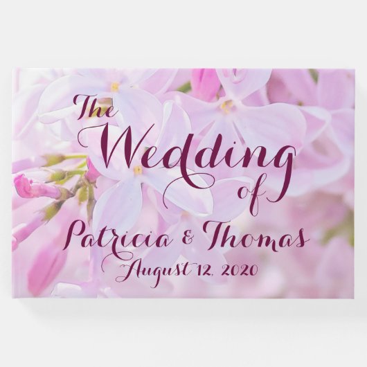 Bruiloft aanpasbaar gastenboek (Voorkant)