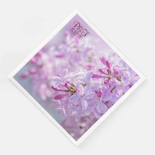 Bruiloft aanpasbaar servetten (Hoek)