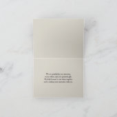 Bruiloft Abstract ivoor geweven dank u Bedankkaart (Binnen)