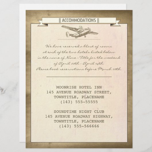  bruiloft — accommodatie (Voorkant / Achterkant)