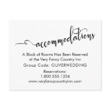 Bruiloft Accommodaties Typografie Behuizing Kaart