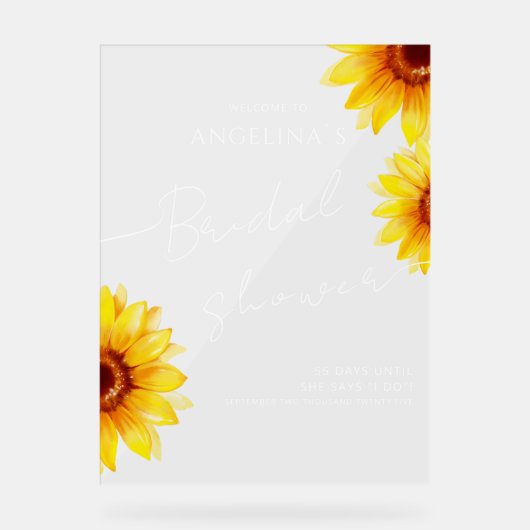 Bruiloft Acryl Bord WELKOM (Voorkant)