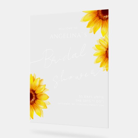 Bruiloft Acryl Bord WELKOM (Hoek)