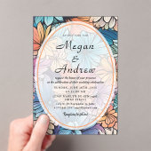 BRUILOFT Acryl Uitnodigingen (Insitu (Draagbaar))