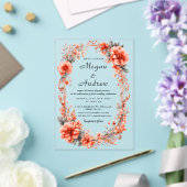 BRUILOFT Acryl Uitnodigingen (Insitu (Huwelijk))