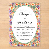 BRUILOFT Acryl Uitnodigingen (Voorkant)