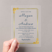 BRUILOFT Acryl Uitnodigingen (Insitu (Draagbaar))