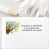 Bruiloft Adresetiketten - De Liefdesboom Etiket (Insitu)