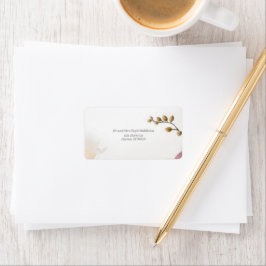 Bruiloft Adresetiketten Etiket