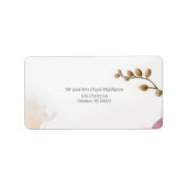 Bruiloft Adresetiketten Etiket (Voorkant)