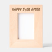BRUILOFT AFBEELDING LIJST HAPPY EVER AFTER GEGRAVEERDE LIJSTJES (Voorkant)