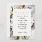 Bruiloft anjer alcoholinkt Abstract Kaart (Voorkant)