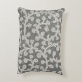 Bruiloft Antiek Kant Linnen Wit Classic Accent Kussen (Achterkant (Verticaal))