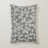 Bruiloft Antiek Kant Linnen Wit Classic Accent Kussen (Voorkant(Verticaal))