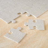 Bruiloft Antiek Kant Linnen Wit Classic  Legpuzzel (Zijkant)