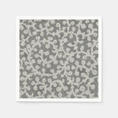 Bruiloft Antiek Kant Linnen Wit Classic Servet (Voorkant)