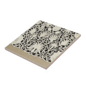 Bruiloft Antiek Kant Linnen Wit Classic  Tegeltje (Zijkant)