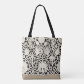 Bruiloft Antiek Kant Linnen Wit Classic  Tote Bag (Achterkant)