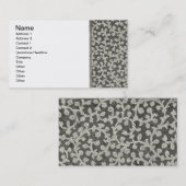 Bruiloft Antiek Kant Linnen Wit Classic Visitekaartje (Voorkant / Achterkant)