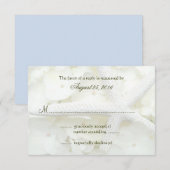 Bruiloft antwoordkaarten voor tuin aan zee RSVP kaartje (Voorkant / Achterkant)