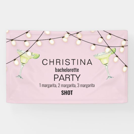 Bruiloft Bachelorette Party Margarita Spandoek (Horizontaal)