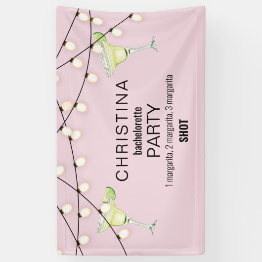 Bruiloft Bachelorette Party Margarita Spandoek (Verticaal)