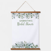 Bruiloft Backdrop Bord Bloemen Bladeren Hangend Wandkleed (Voorkant)
