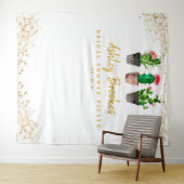 Bruiloft Backdrop, Fotohokje Wandkleed (In Situ (horizontaal))