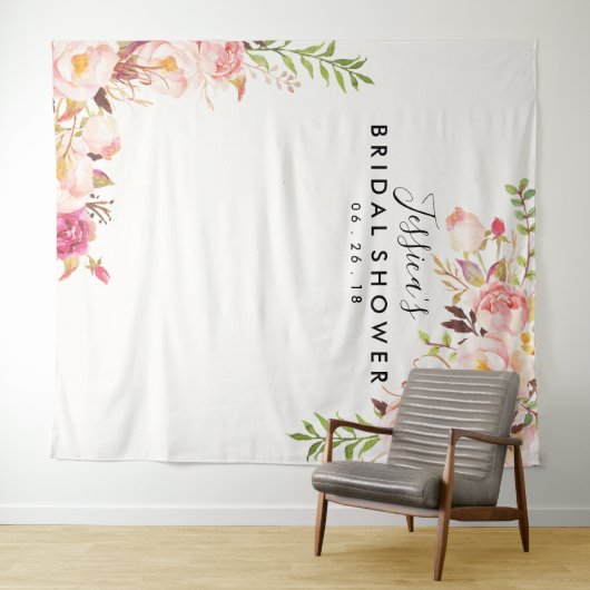 Bruiloft Backdrop - Fotorekwisiet - Fotocabine Wandkleed (In Situ (horizontaal))