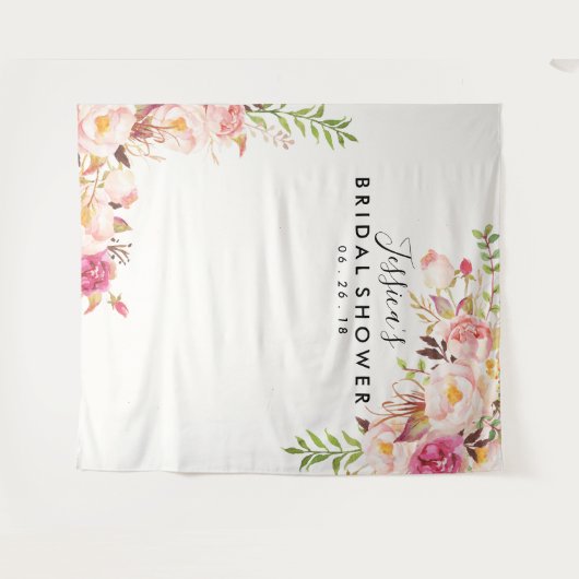 Bruiloft Backdrop - Fotorekwisiet - Fotocabine Wandkleed (Voorkant (horizontaal))