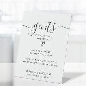 Bruiloft badkamer dames en heren toilet mand reclamebord met voetstuk