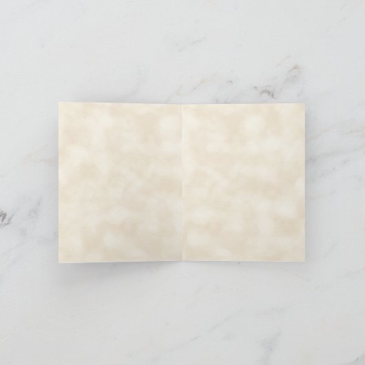 Bruiloft Bedankbriefjes, Herfstdruivenblad Bedankkaart (Binnen)