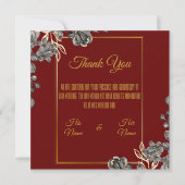 bruiloft bedankkaart (Voorkant)