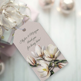 Bruiloft Bedankt Favor Tags Zuidelijke Magnolia Cadeaulabel
