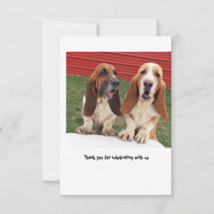 bruiloft bedankt je kaart