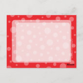 BRUILOFT BEDANKT OPMERKING:: LOVEbubbles 2 Briefkaart (Achterkant)