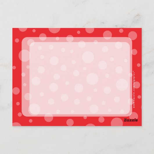 BRUILOFT BEDANKT OPMERKING:: LOVEbubbles 2 Briefkaart (Achterkant)