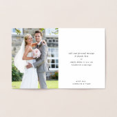 BRUILOFT BEDANKT paar pasgetrouwd handgeschreven l Folie Kaarten (Binnen)