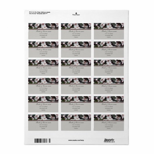 bruiloft bedankt stickers, kaarten, enz. etiket (Full Sheet)