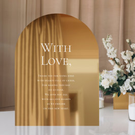 Bruiloft Bedankt voor het bijwonen Raamsticker