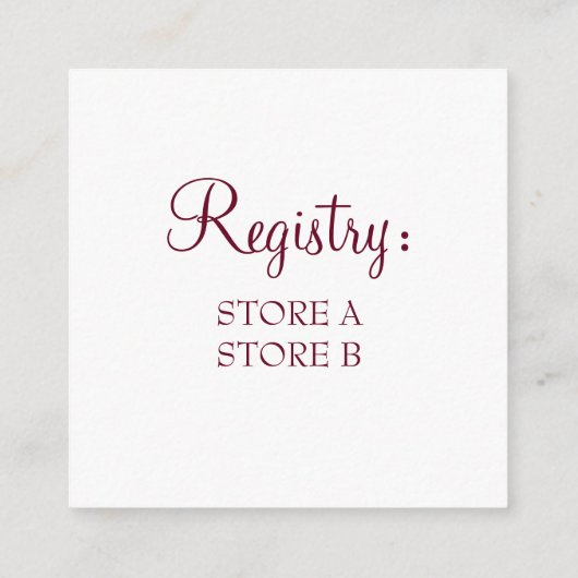 Bruiloft Bells Bloemen Bow Stropdas Bruids Rose Bo Informatiekaartje (Achterkant)