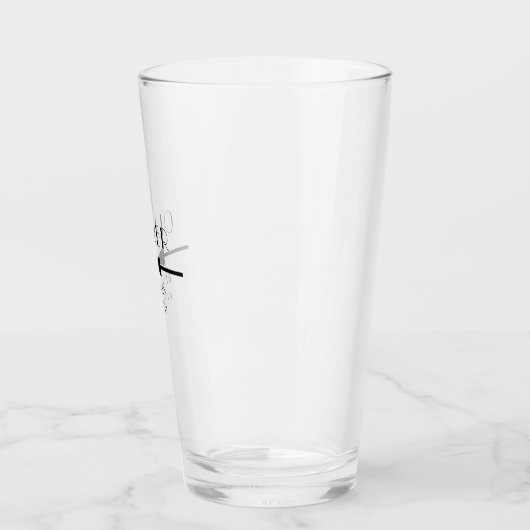 Bruiloft BESTE MAN Bow Stropdas Pint Glas (Links)