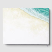 Bruiloft Bestemming Paspoort Kompas Dank u Gastenboek (Achterkant)